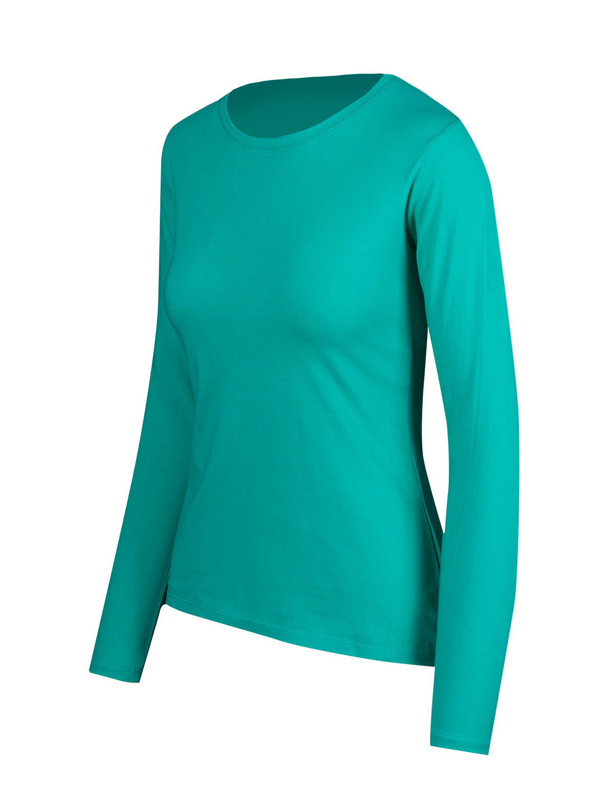 Women's Long Sleeve T-shirt - Fruit Green - Side