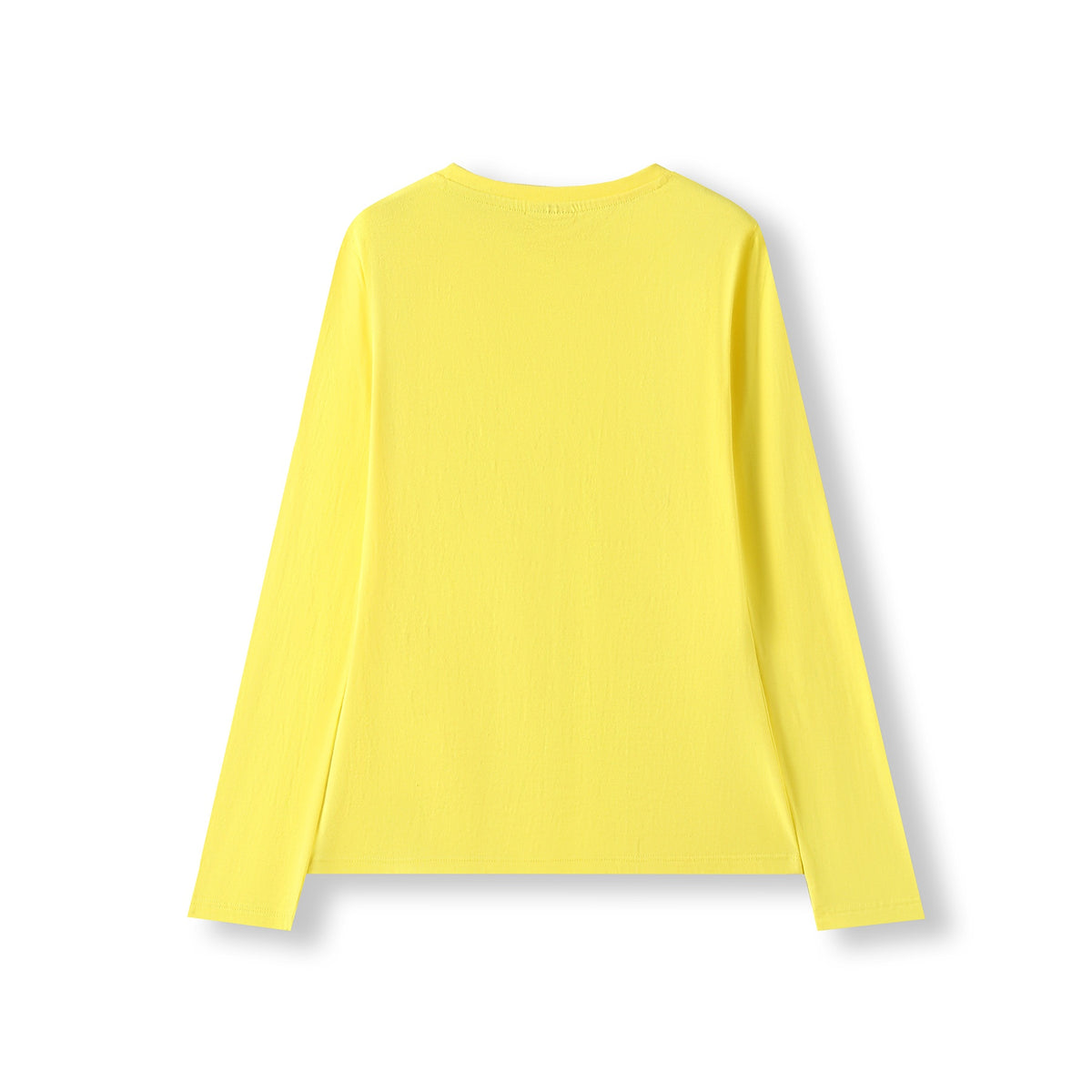 Women's Long Sleeve T-shirt - Lemon - Back