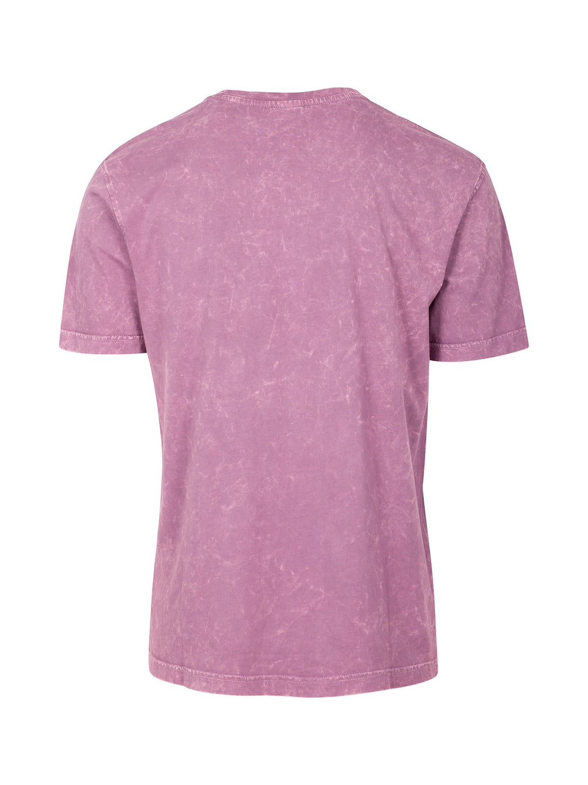 Men's / Unisex Stone Wash T-shirt - Mauve - Back