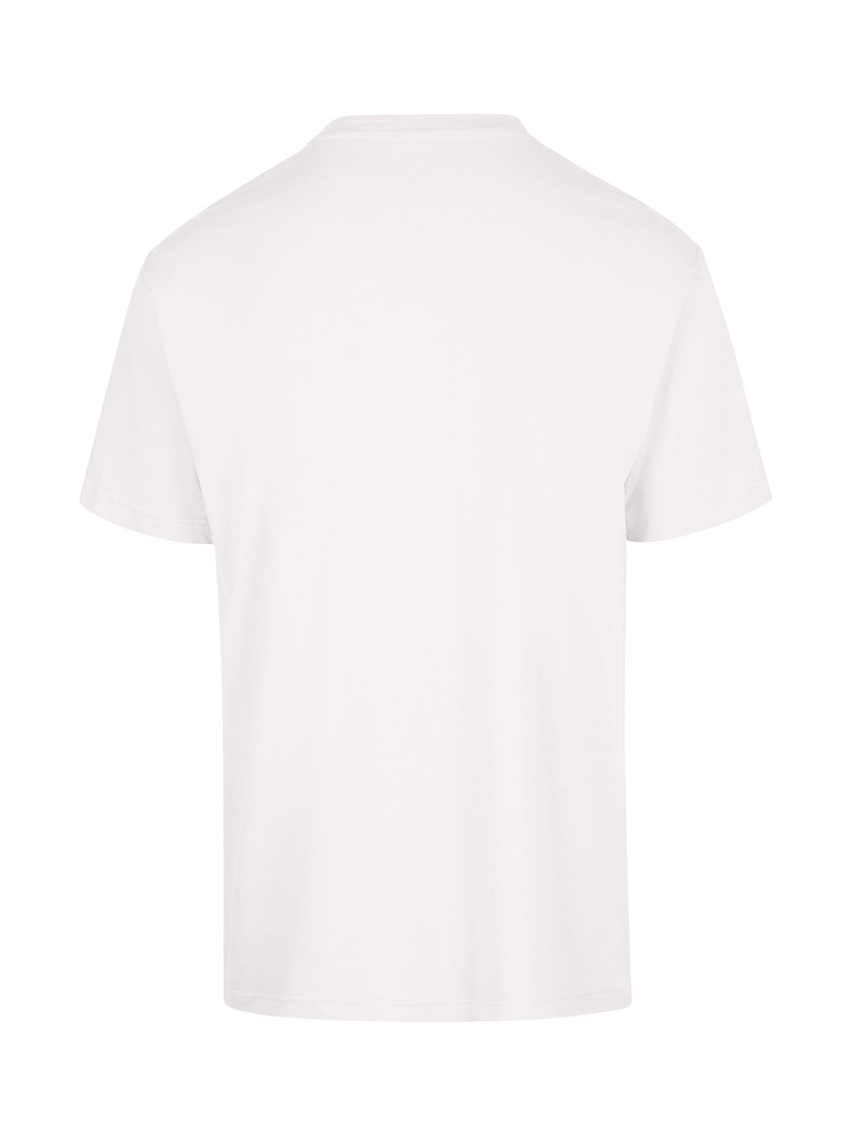 Men's / Unisex Loose Fit T Shirt - White - Back