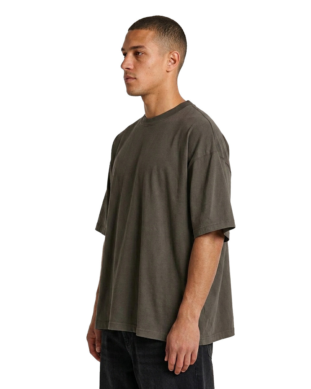Unisex Heavy Weight Organic Cotton FADED Oversize Tshirt - view