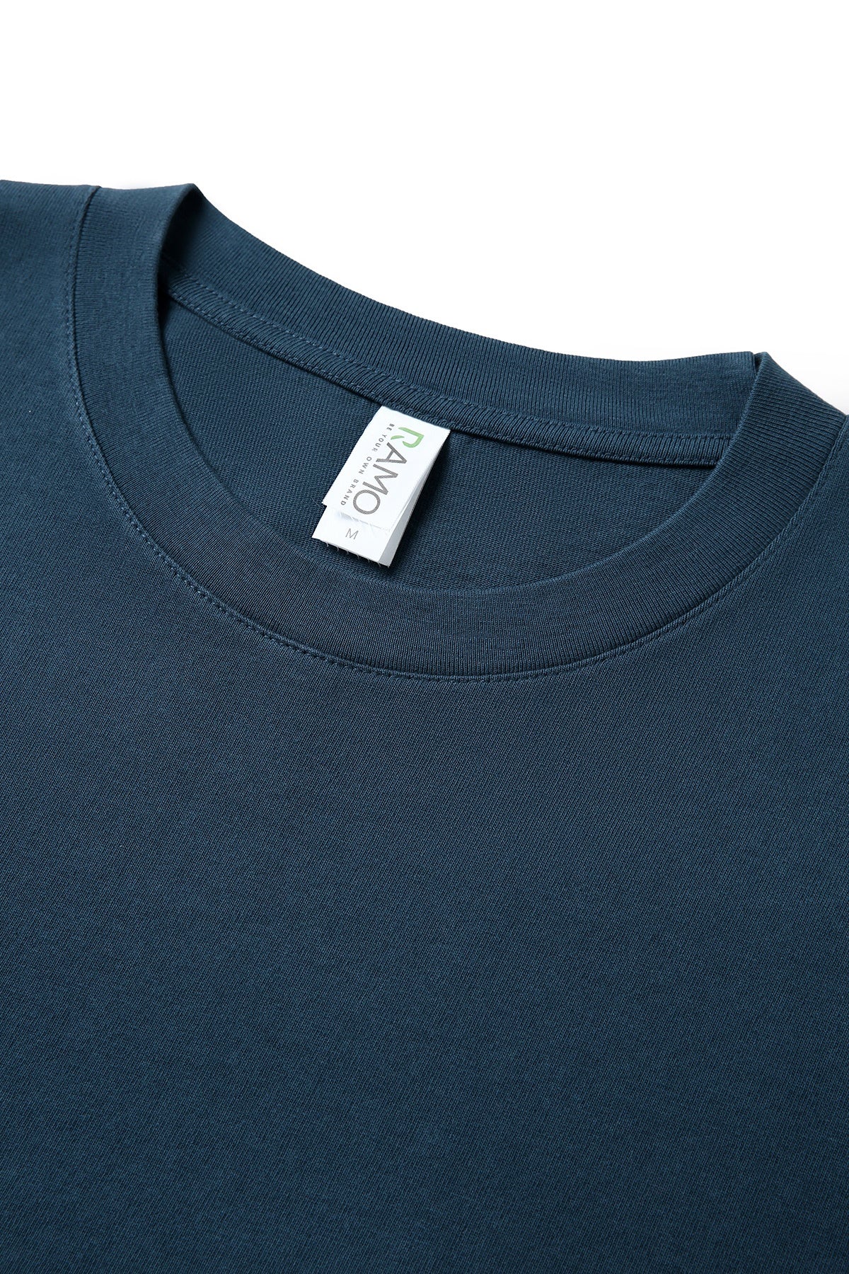 Unisex Heavy Weight Organic Cotton FADED Oversize Tshirt - French Navy Faded - View
