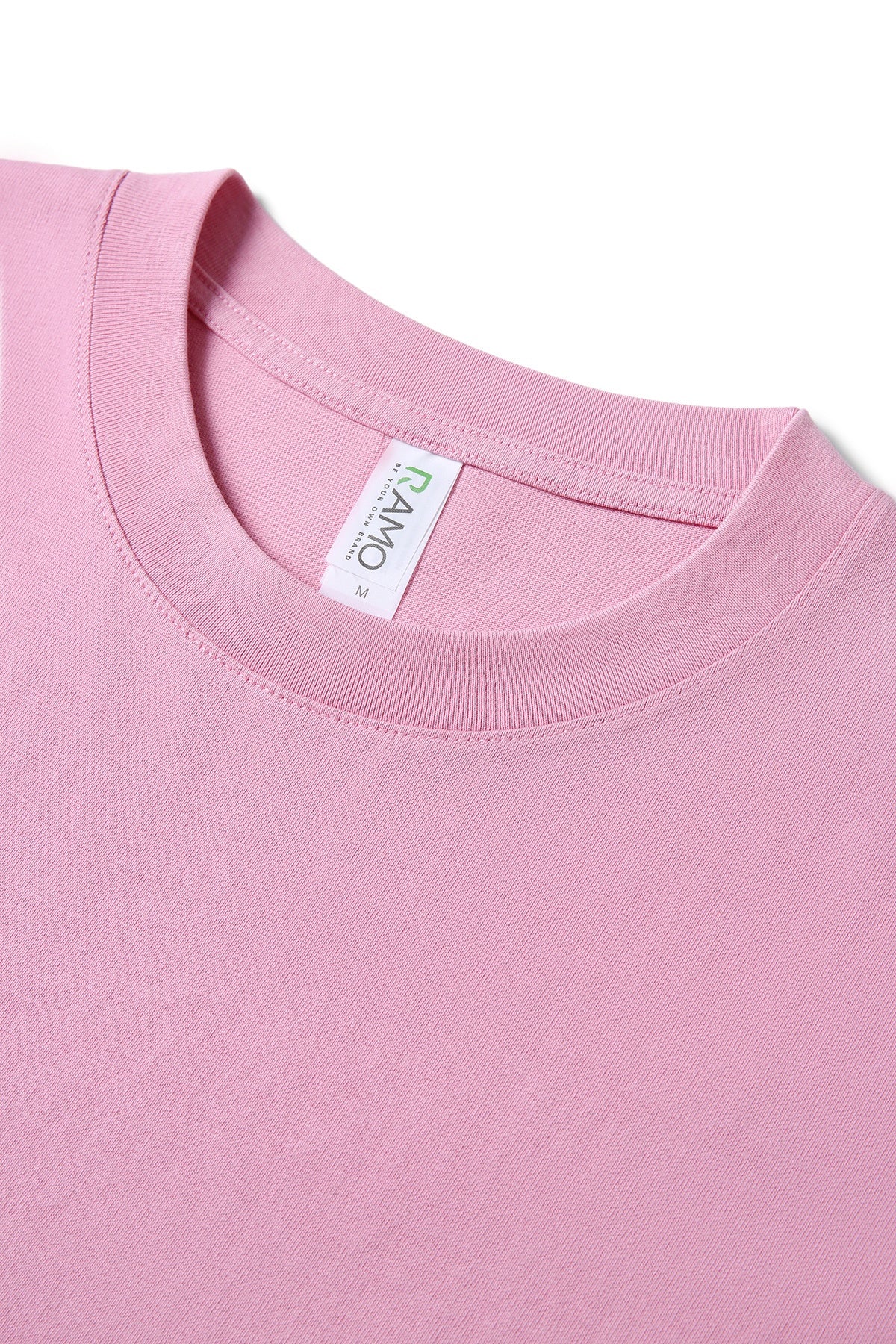 Unisex Heavy Weight Organic Cotton FADED Oversize Tshirt - Pink Mist Faded - View
