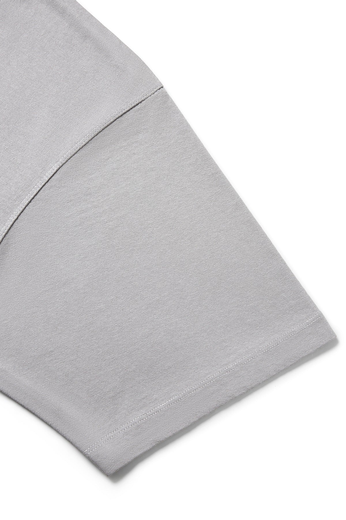Unisex Heavy Weight Organic Cotton FADED Oversize Tshirt - Stone Grey Faded - View