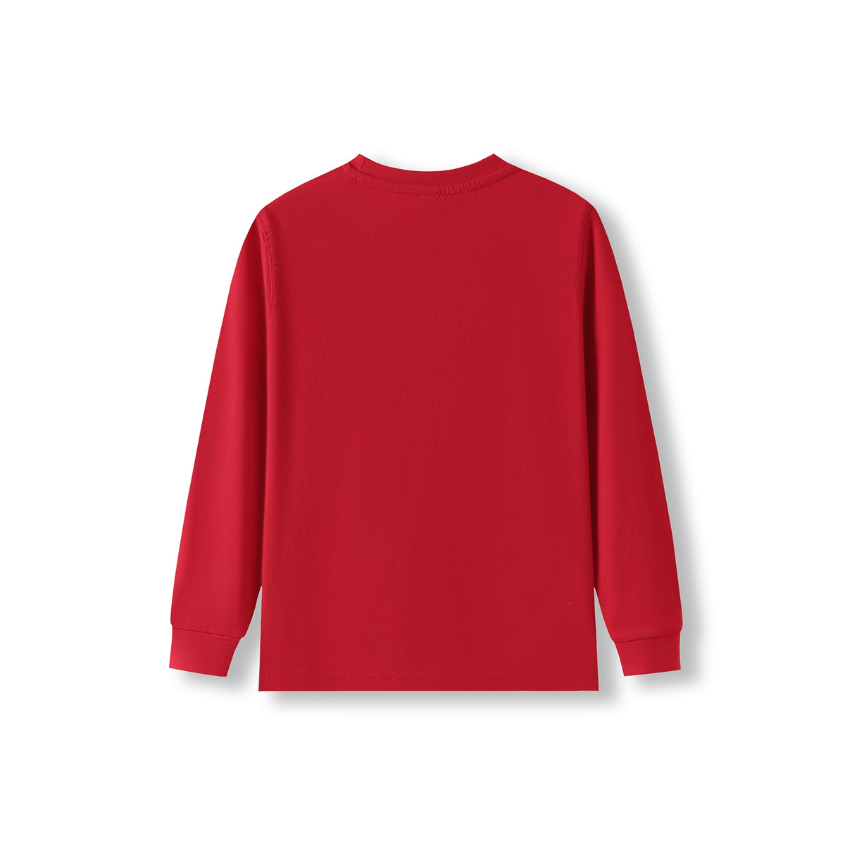 Kid's Long Sleeve T-shirt - Red - Back