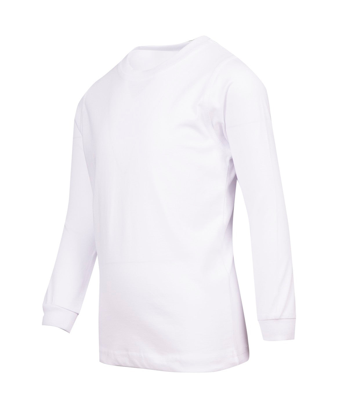 Kid's Long Sleeve T-shirt - White - Side