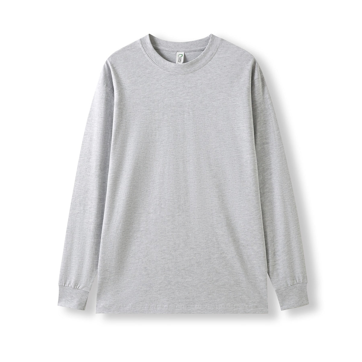 Men's / Unisex Long Sleeve T-shirt - Grey Marl - Front