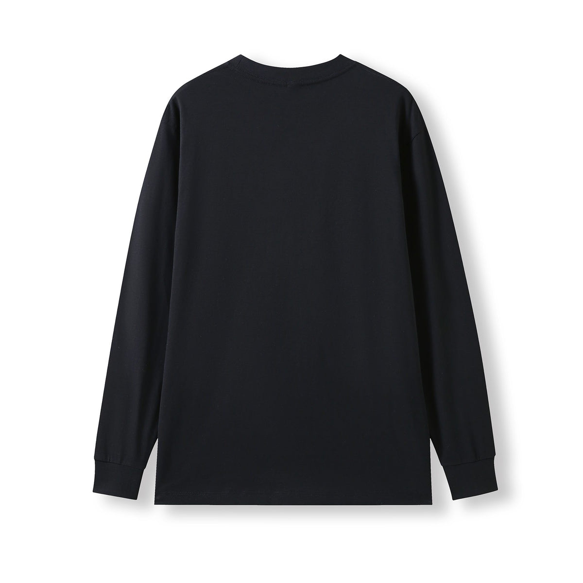 Men's / Unisex Long Sleeve T-shirt - Navy Blue - Back