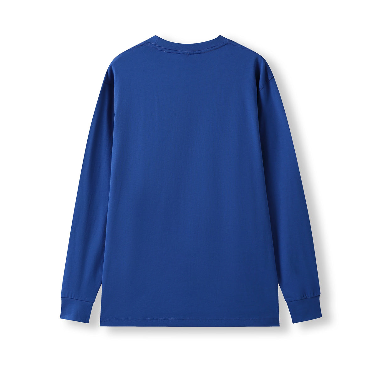 Men's / Unisex Long Sleeve T-shirt - Royal Blue - Back