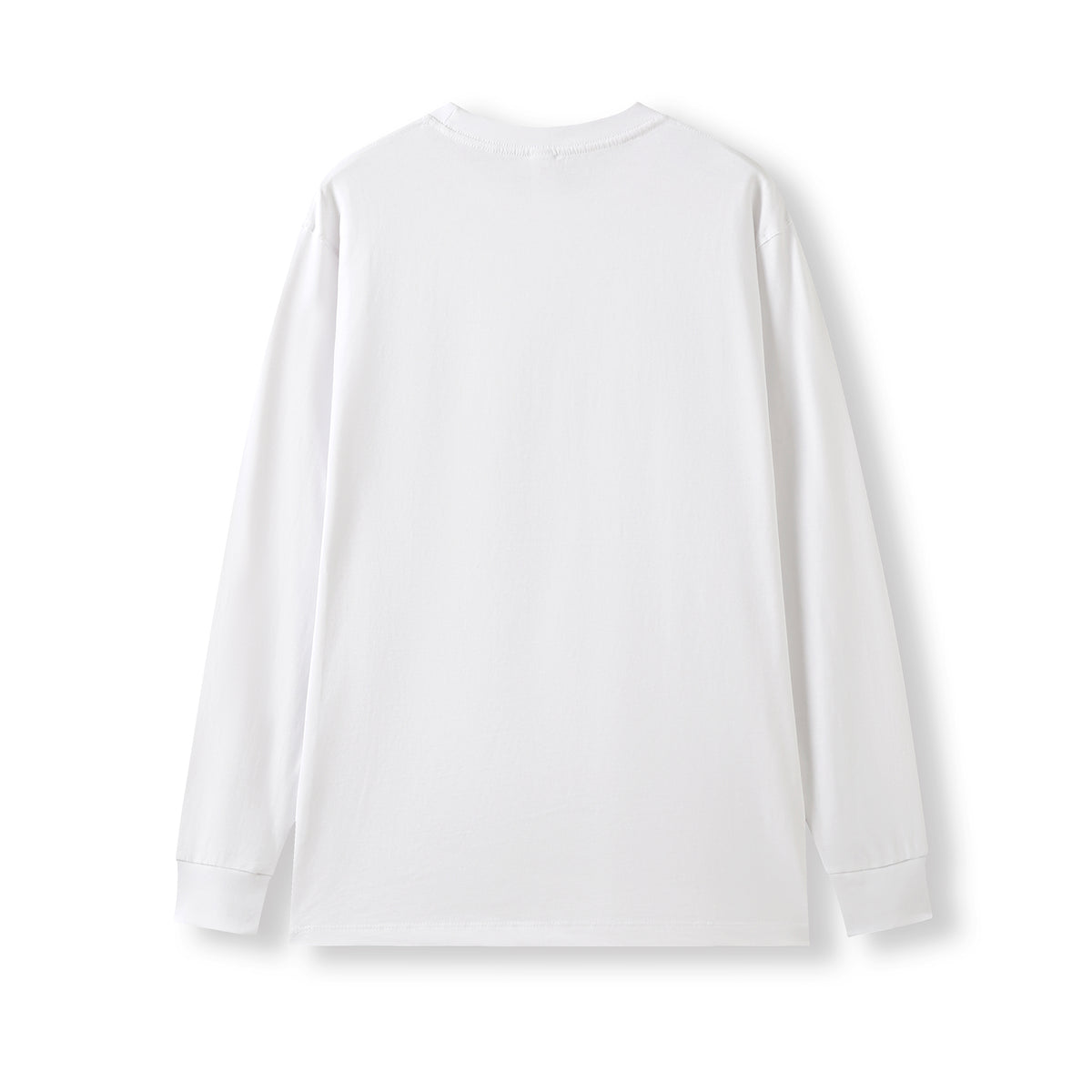 Men's / Unisex Long Sleeve T-shirt - White - Back