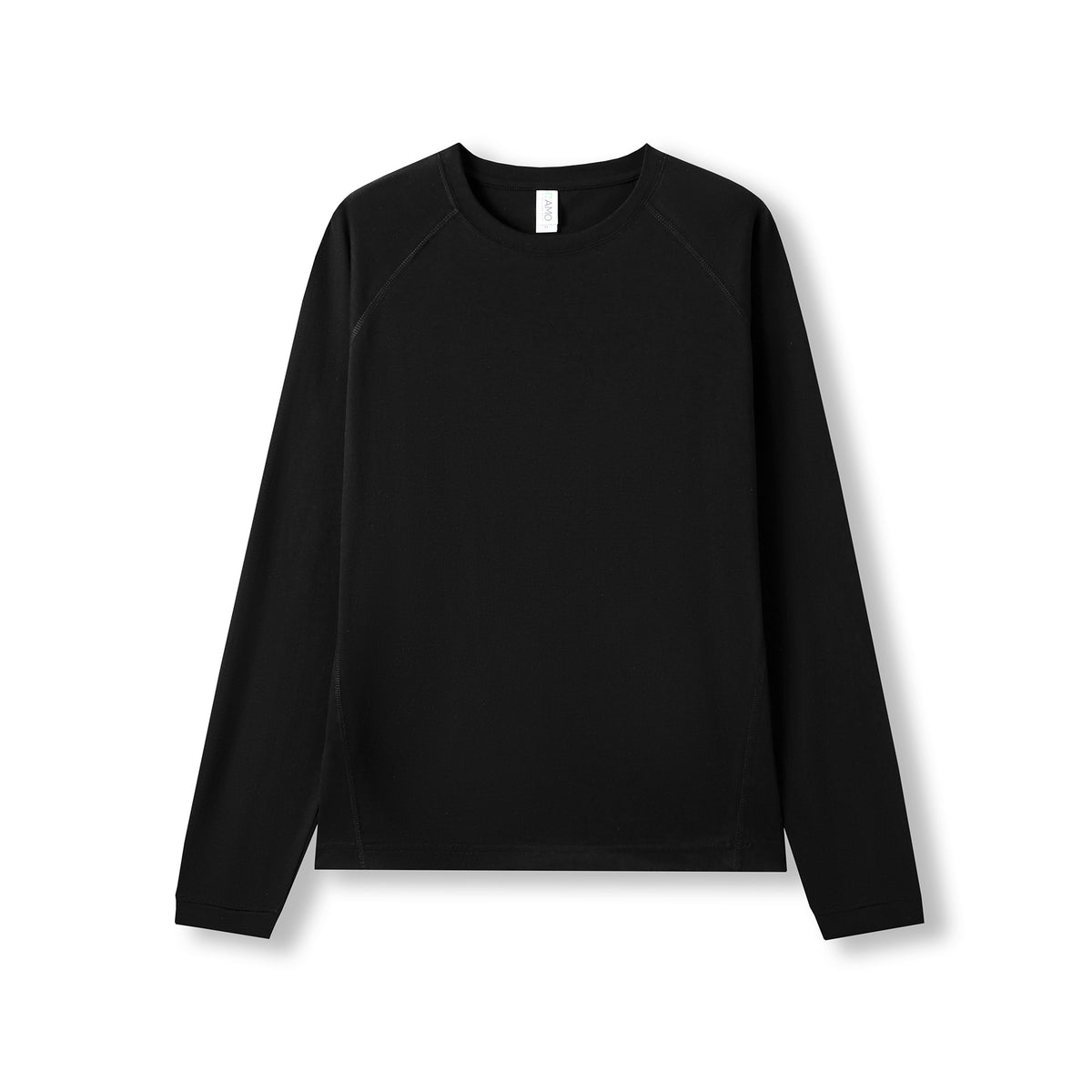 Men's / Unisex Greatness Heather Long Sleeve T-shirt - Black - Front