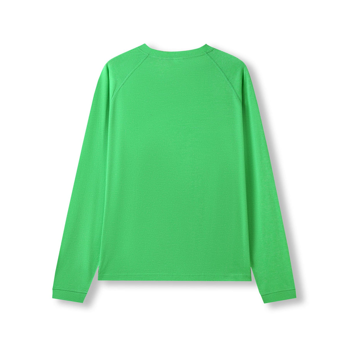 Men's / Unisex Greatness Heather Long Sleeve T-shirt - Emerald Green Heather - Back