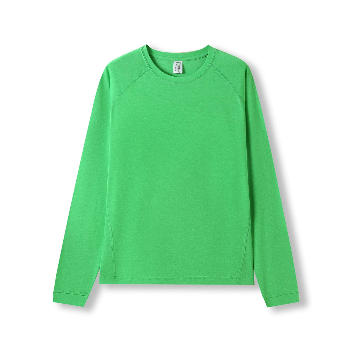 Men's / Unisex Greatness Heather Long Sleeve T-shirt - Emerald Green Heather - Front