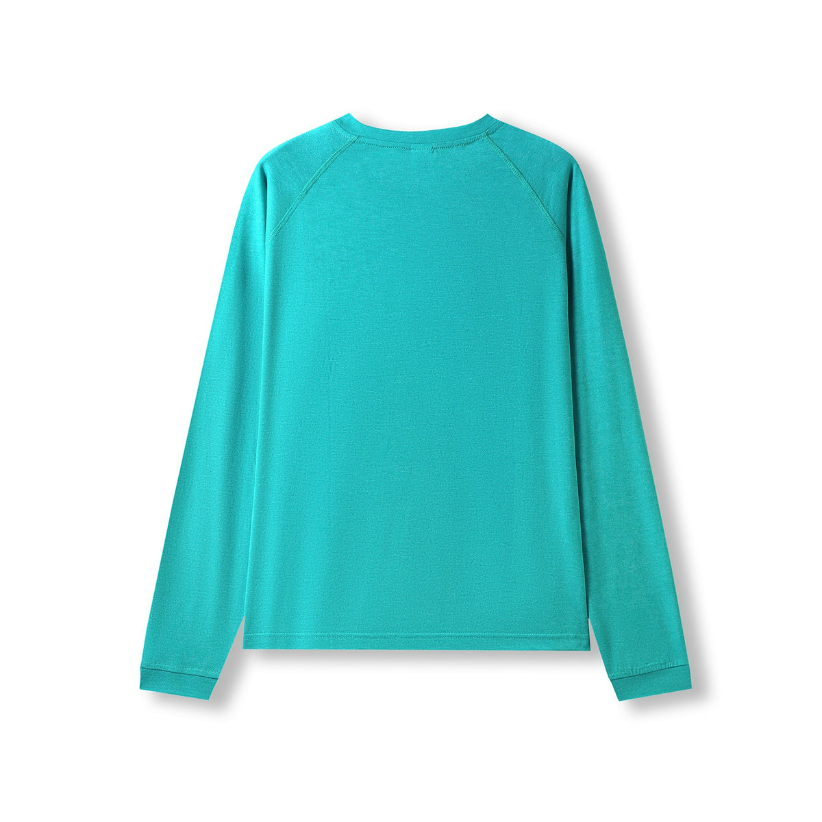 Men's / Unisex Greatness Heather Long Sleeve T-shirt - Jade Heather - Back