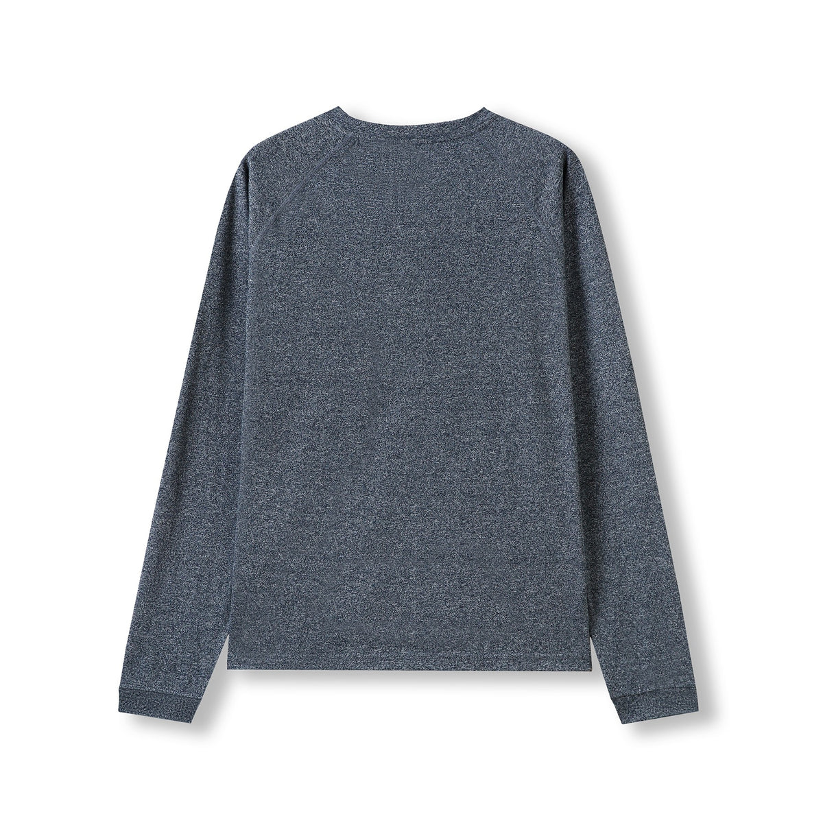 Men's / Unisex Greatness Heather Long Sleeve T-shirt - Navy Heather - Back