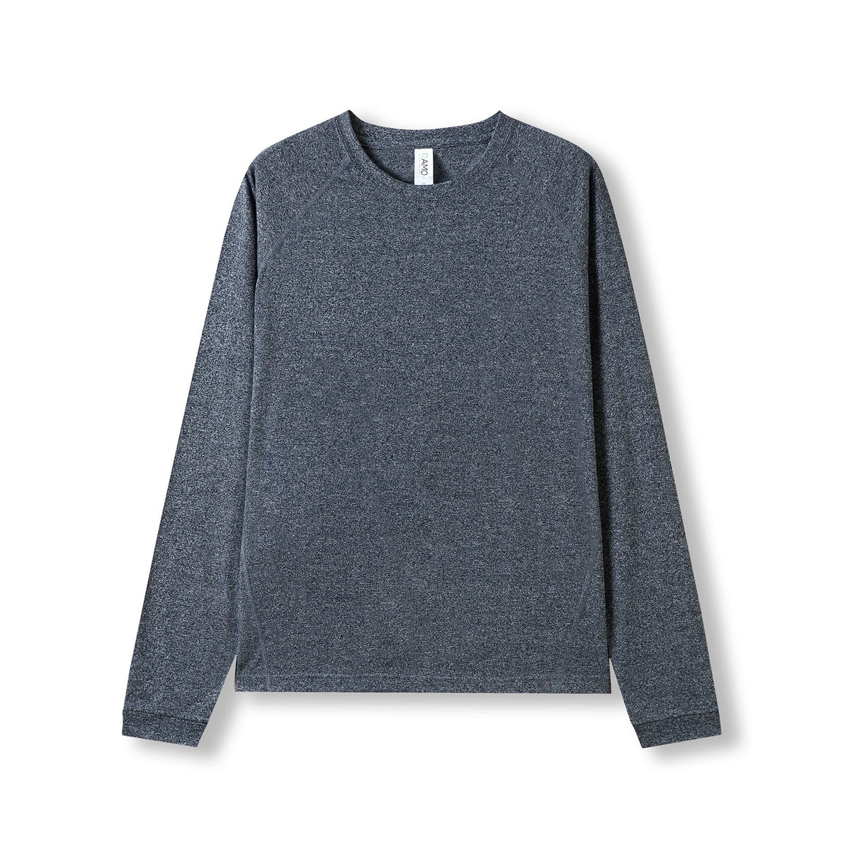 Men's / Unisex Greatness Heather Long Sleeve T-shirt - Navy Heather - Front