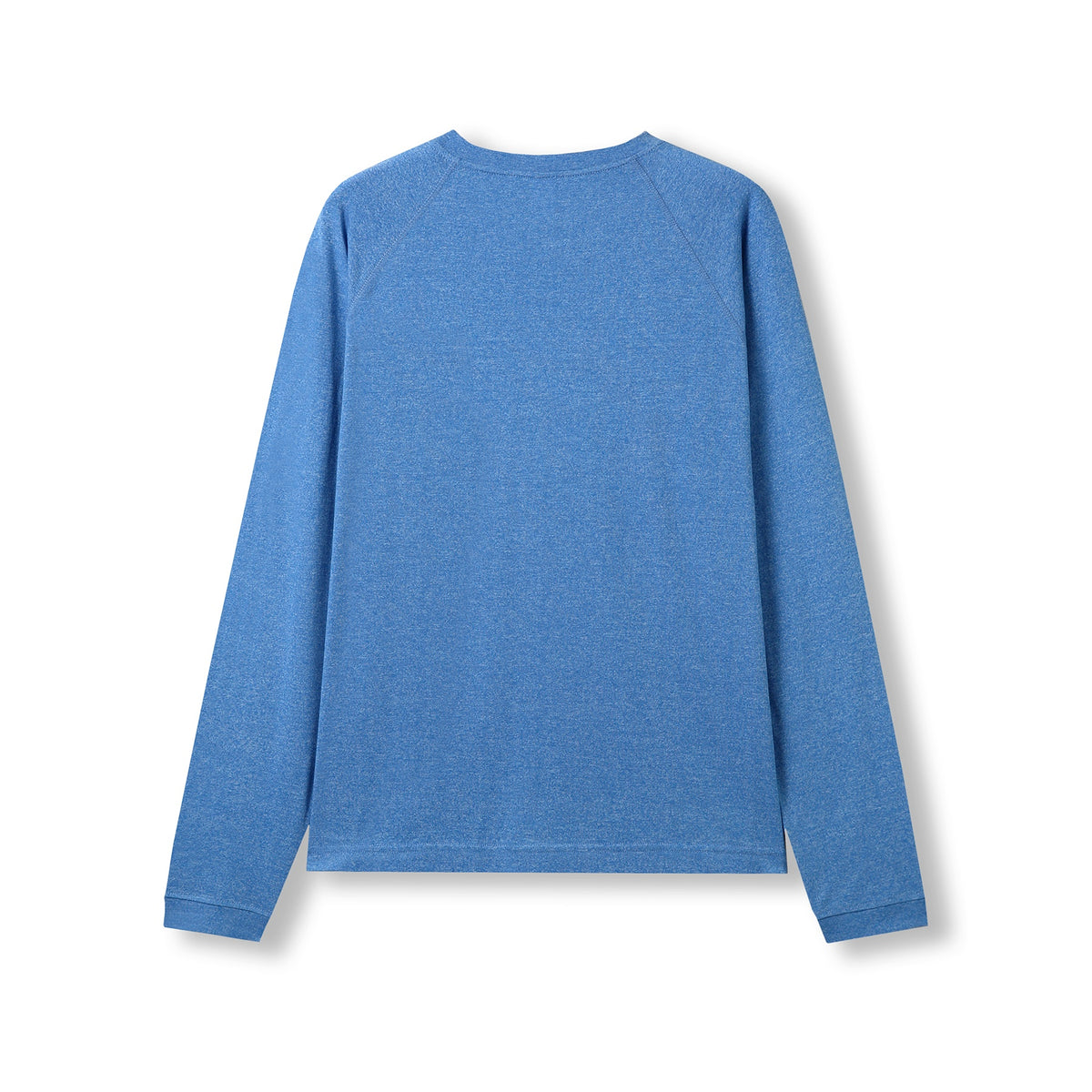 Men's / Unisex Greatness Heather Long Sleeve T-shirt - Royal Heather - Back