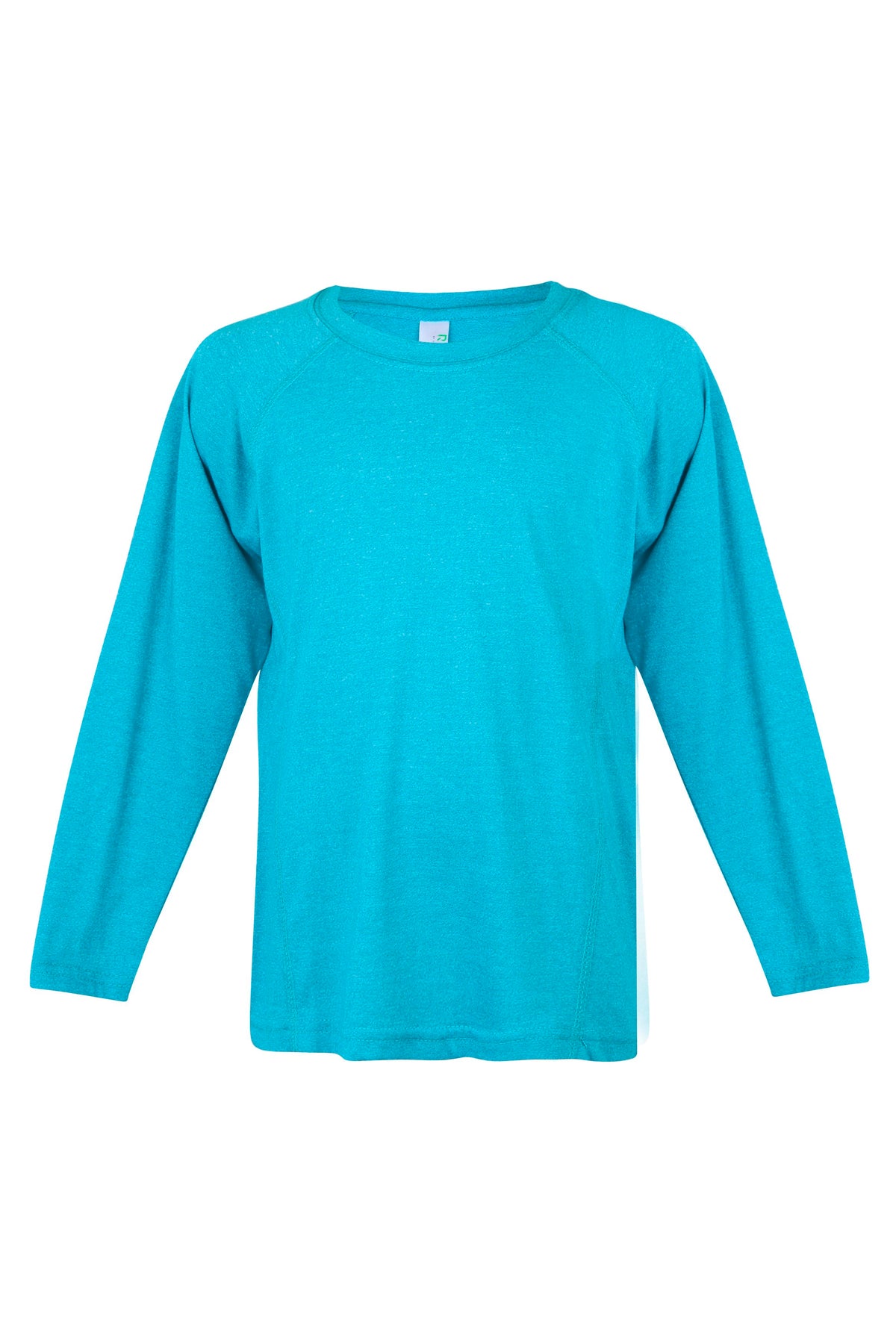 Kid's Greatness long sleeve T-shirt - Jade Heather - Front