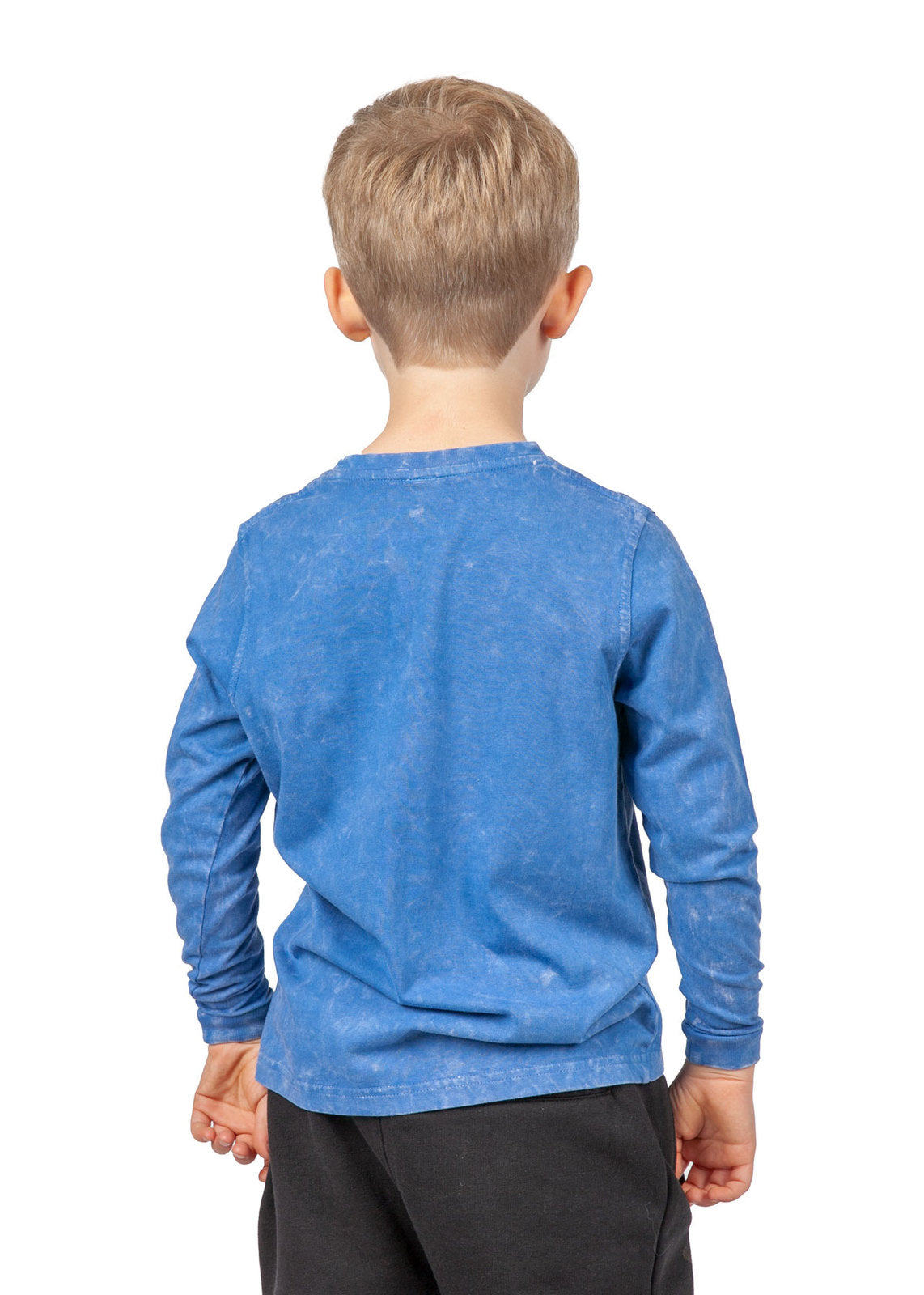 Kid's Stone Wash Long Sleeve T-shirt - view