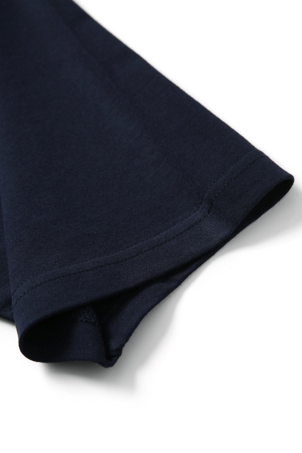 Men's / Unisex Raglan Sleeve Tee - Grey Marl/Navy - Side