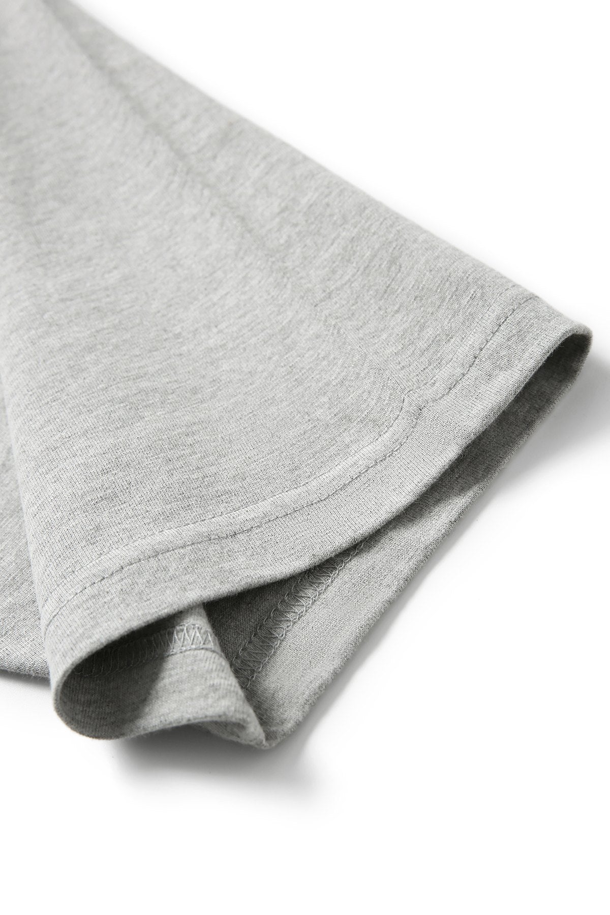 Men's / Unisex Raglan Sleeve Tee - Navy/Grey Marl - Side