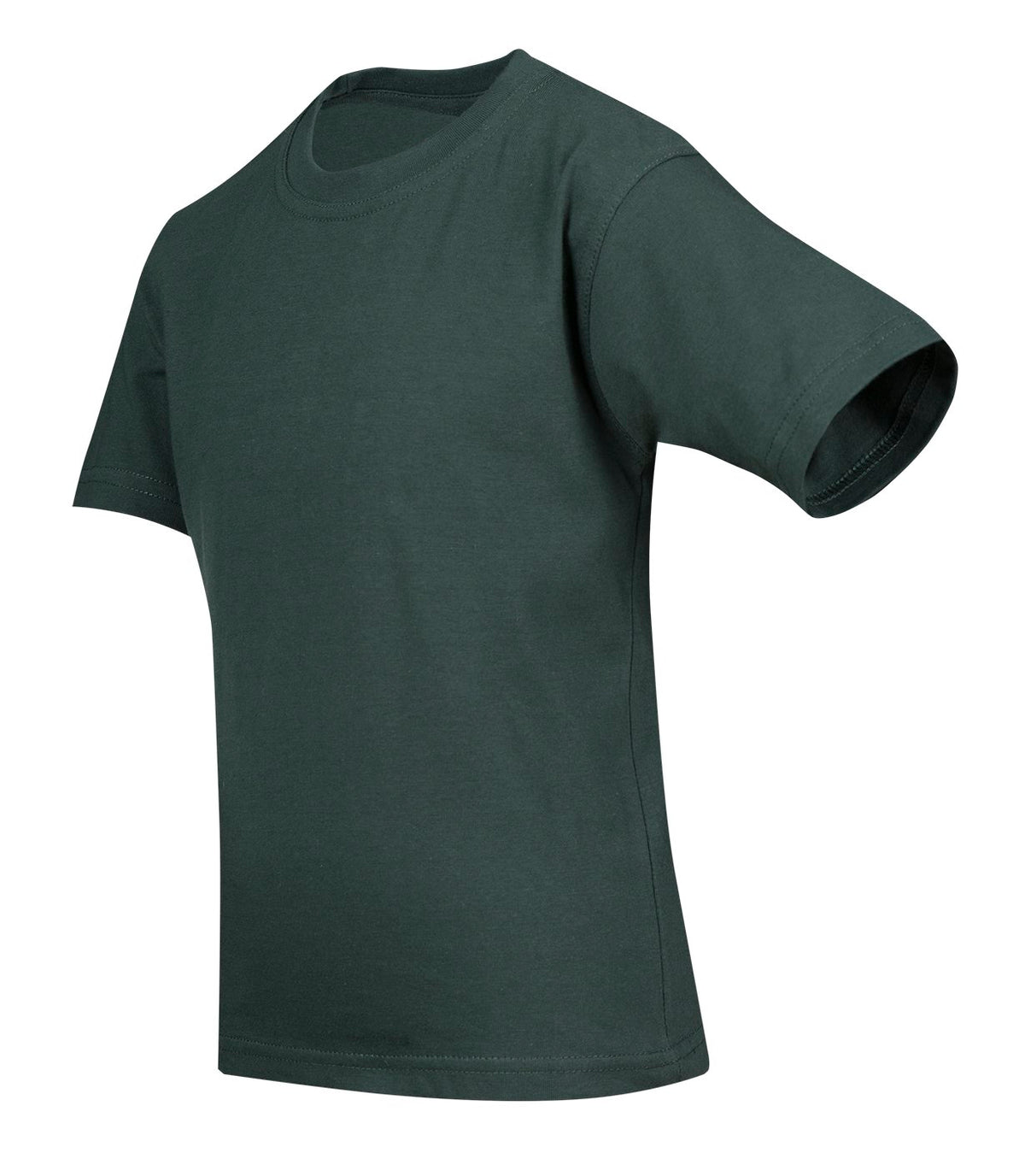 Kid's Regular T-shirt - Bottle Green - Side