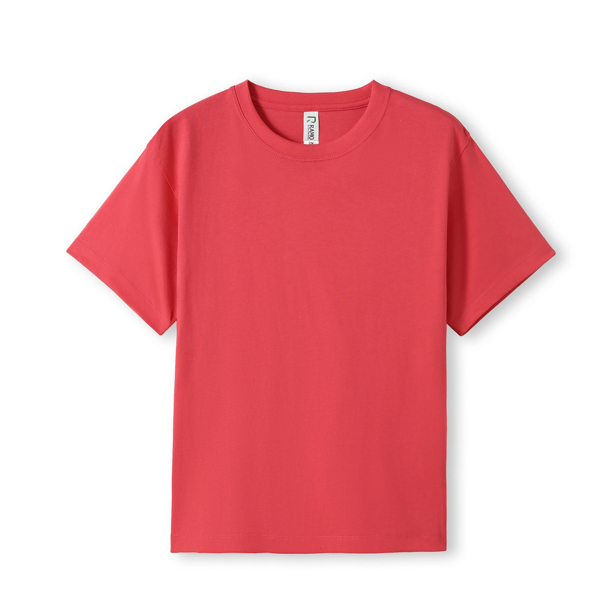 Kid's Regular T-shirt - Coral Red - Front