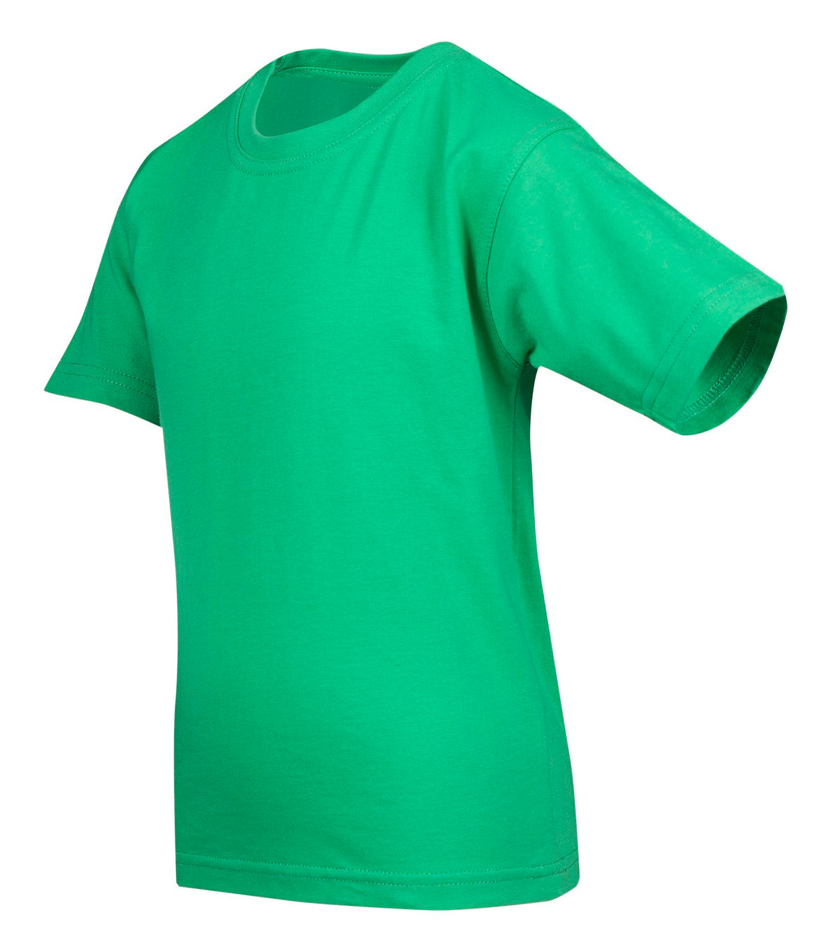 Kid's Regular T-shirt - Emerald Green - Side