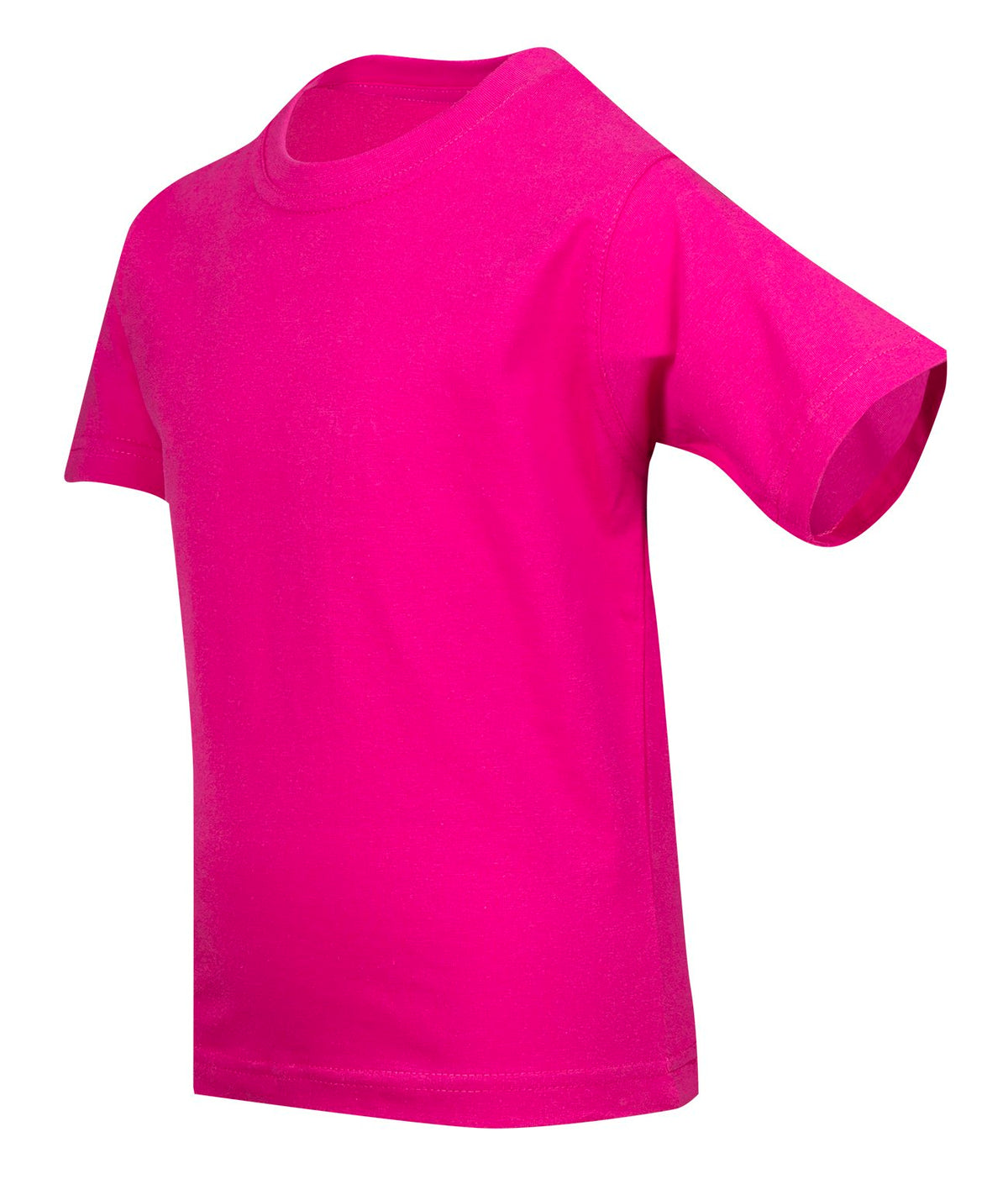 Kid's Regular T-shirt - Hot Pink - Side