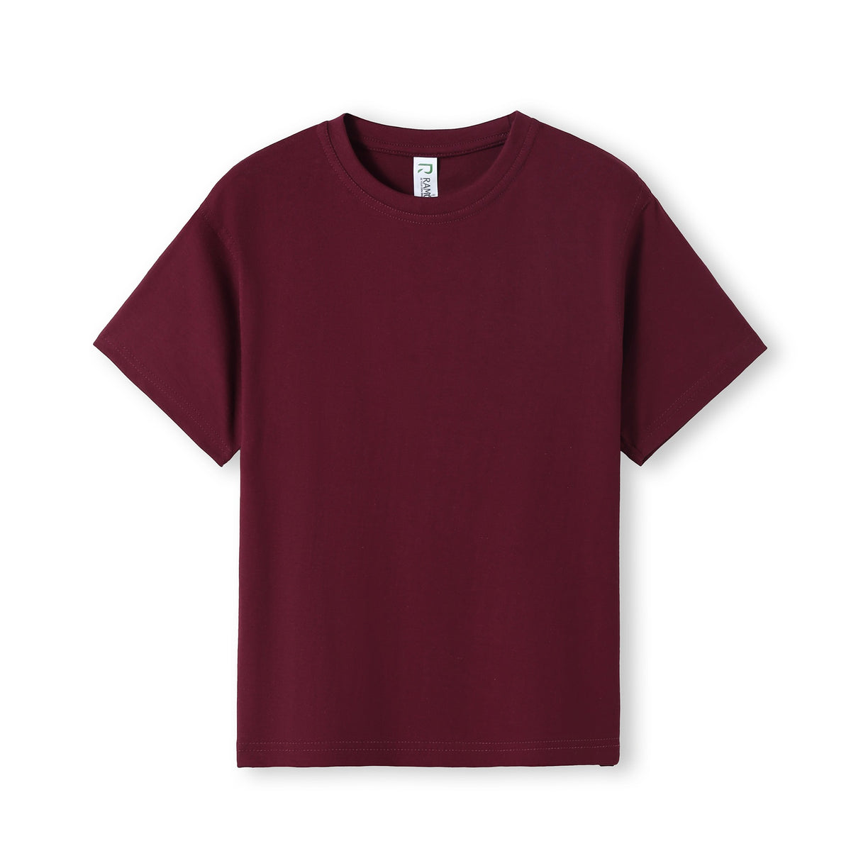 Kid's Regular T-shirt - Maroon - Front