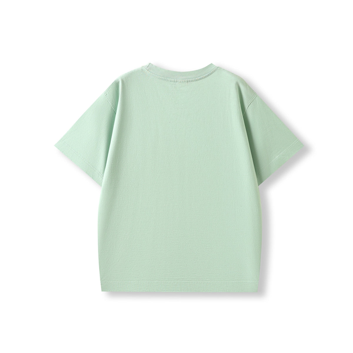 Kid's 200GSM 100% Organic Cotton Faded Tshirt - Mint Faded - Back