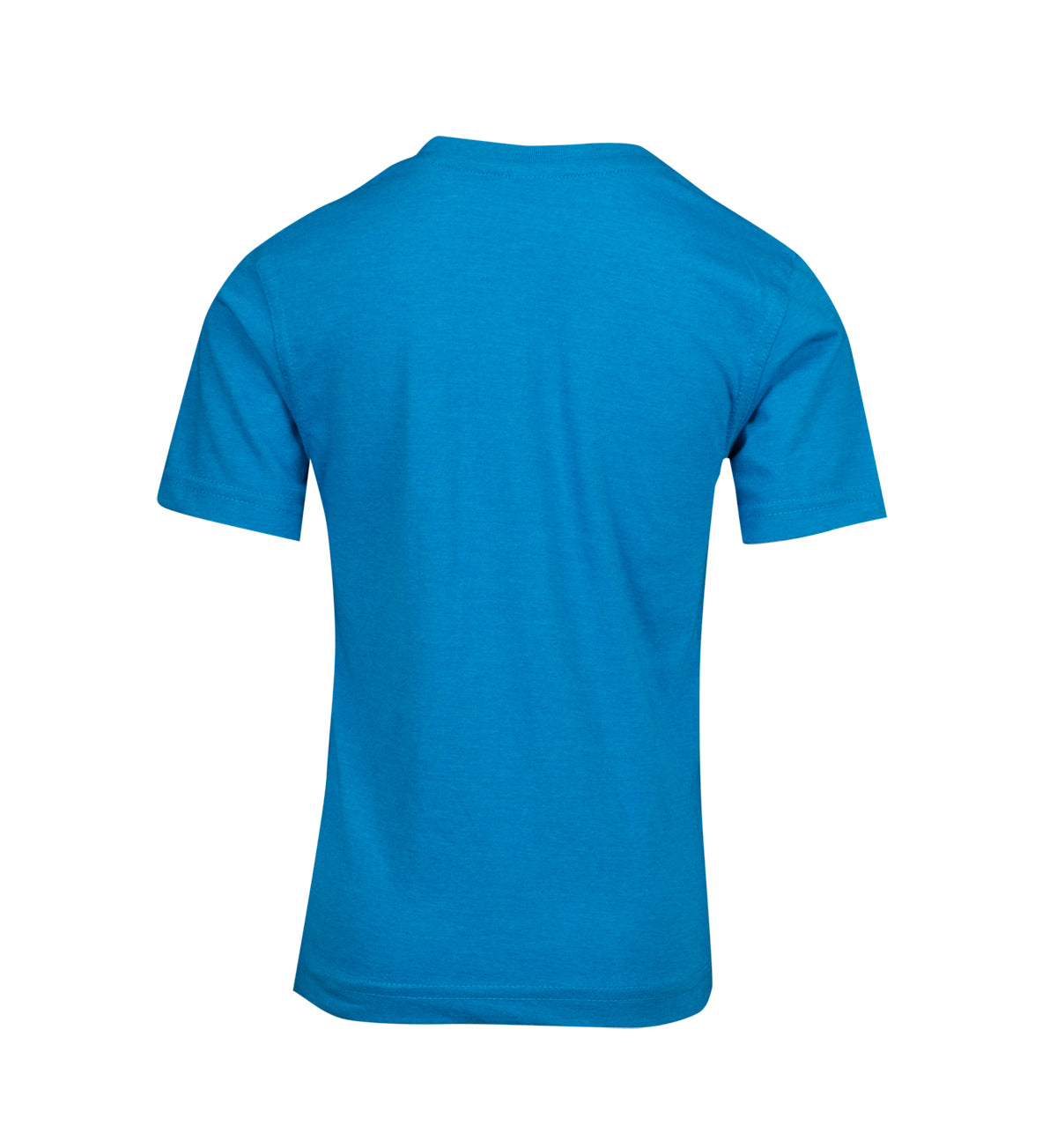 Kids Marl Crew Neck T-shirt - Azure Marl - Back