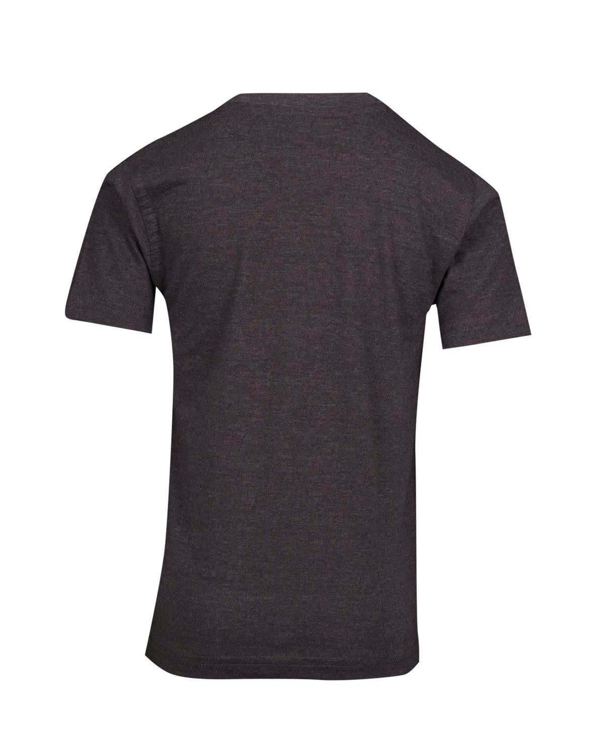 Kids Marl Crew Neck T-shirt - Dark Marl - Back