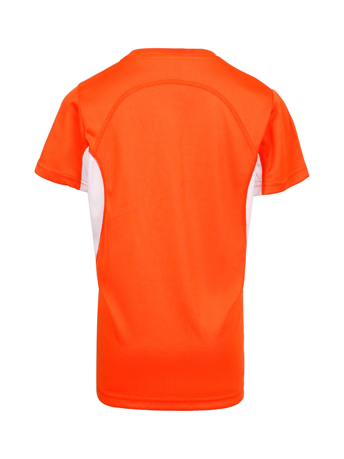 Kids Accelerator Cool-Dry T-shirt - Orange/White - Back