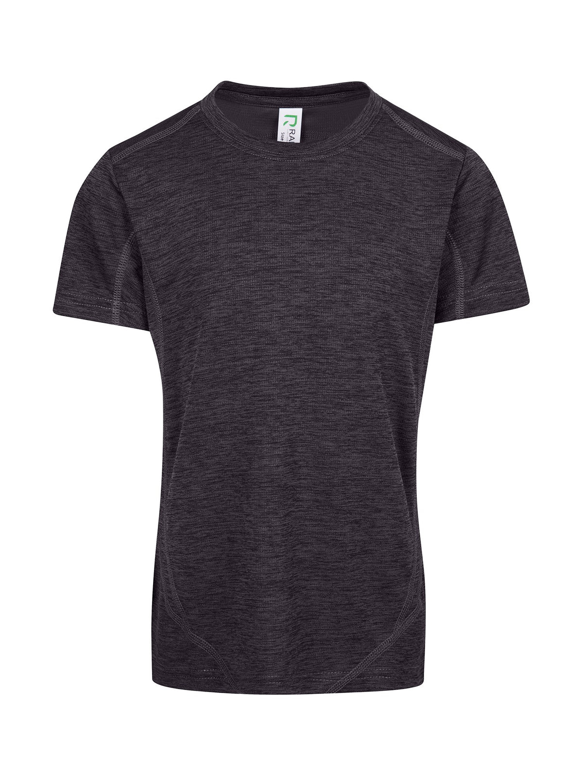 Kid's Challenger 100% polyester T-shirt - Dark Marl - Front
