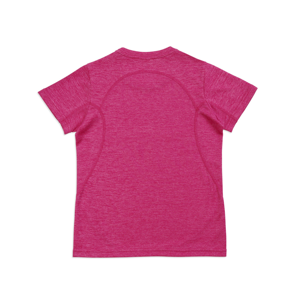 Kid's Challenger 100% polyester T-shirt - Hot Pink Marl - Back