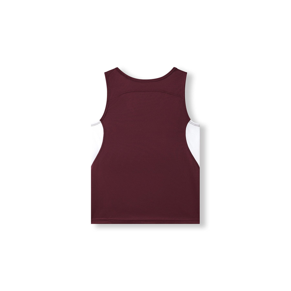 Kids Accelerator Cool-Dry Singlet - Maroon/White - Back