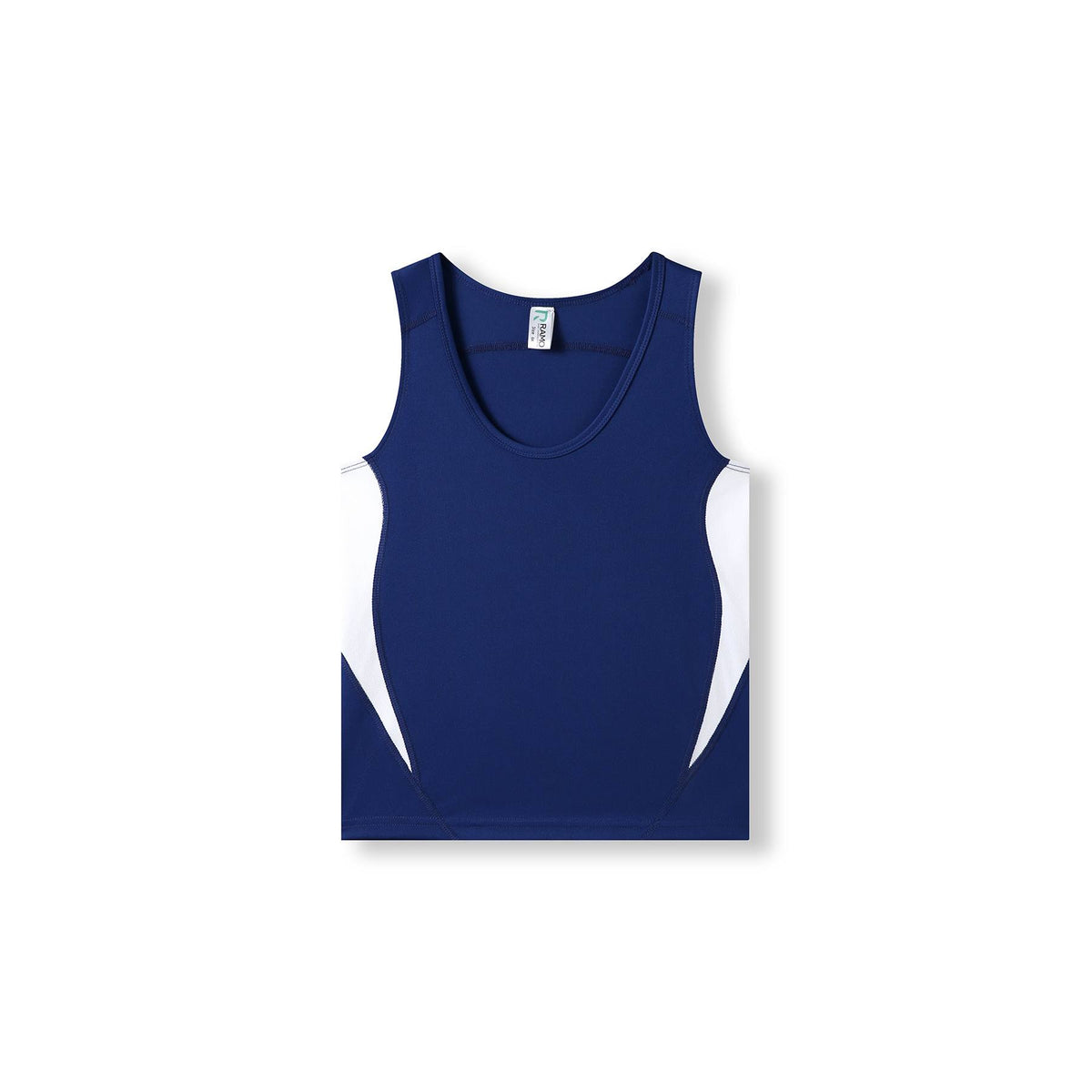 Kids Accelerator Cool-Dry Singlet - Royal/White - Front