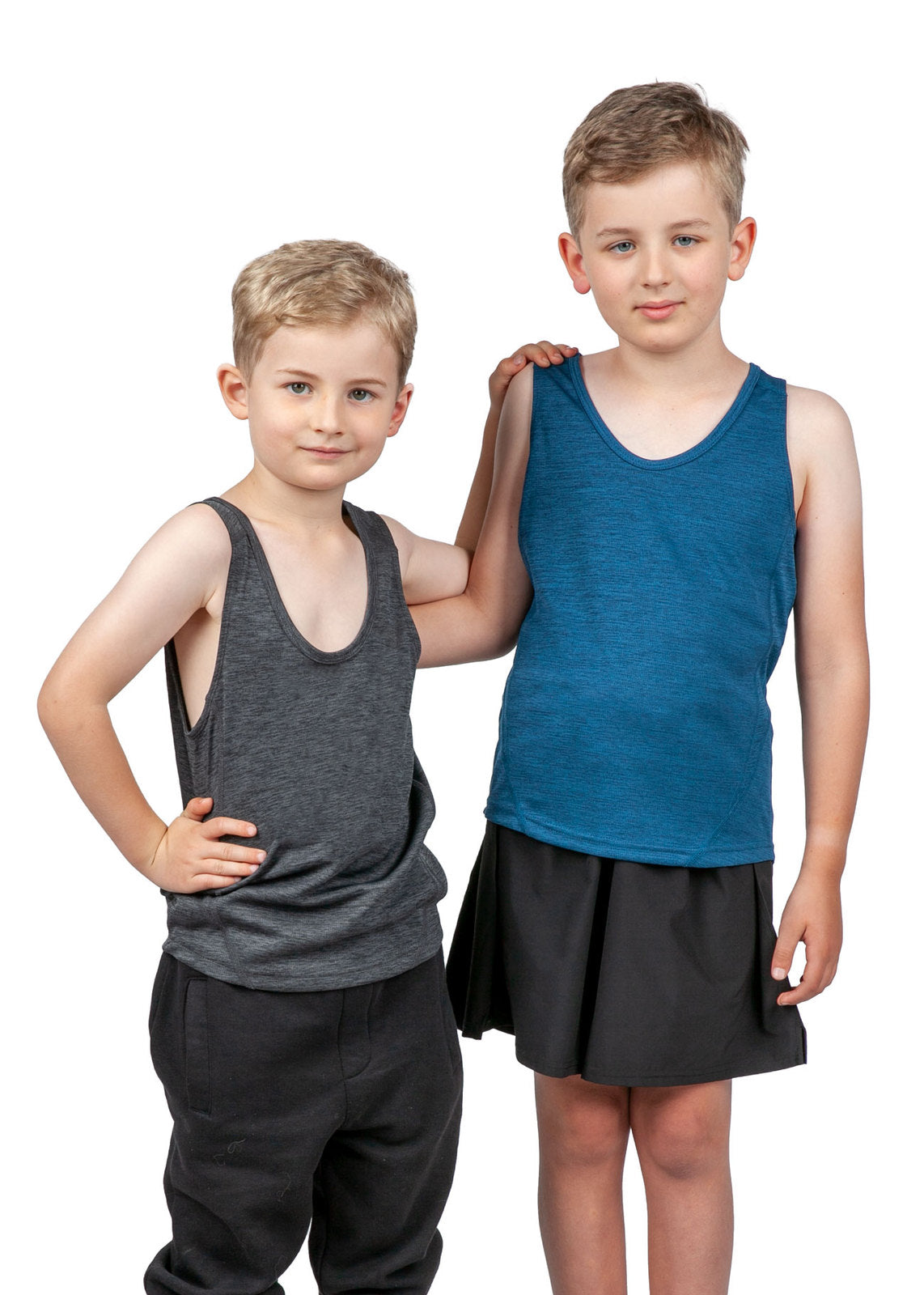 Kids' Challenger 100% polyester singlet - view