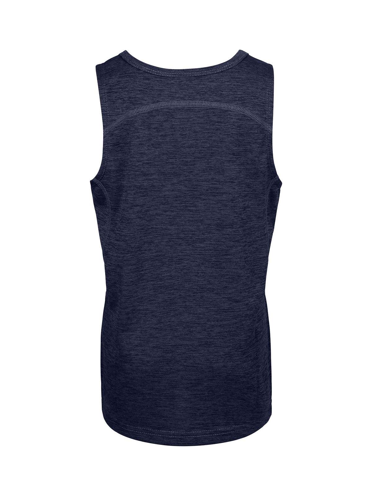 Kids' Challenger 100% polyester singlet - Navy Marl - Back