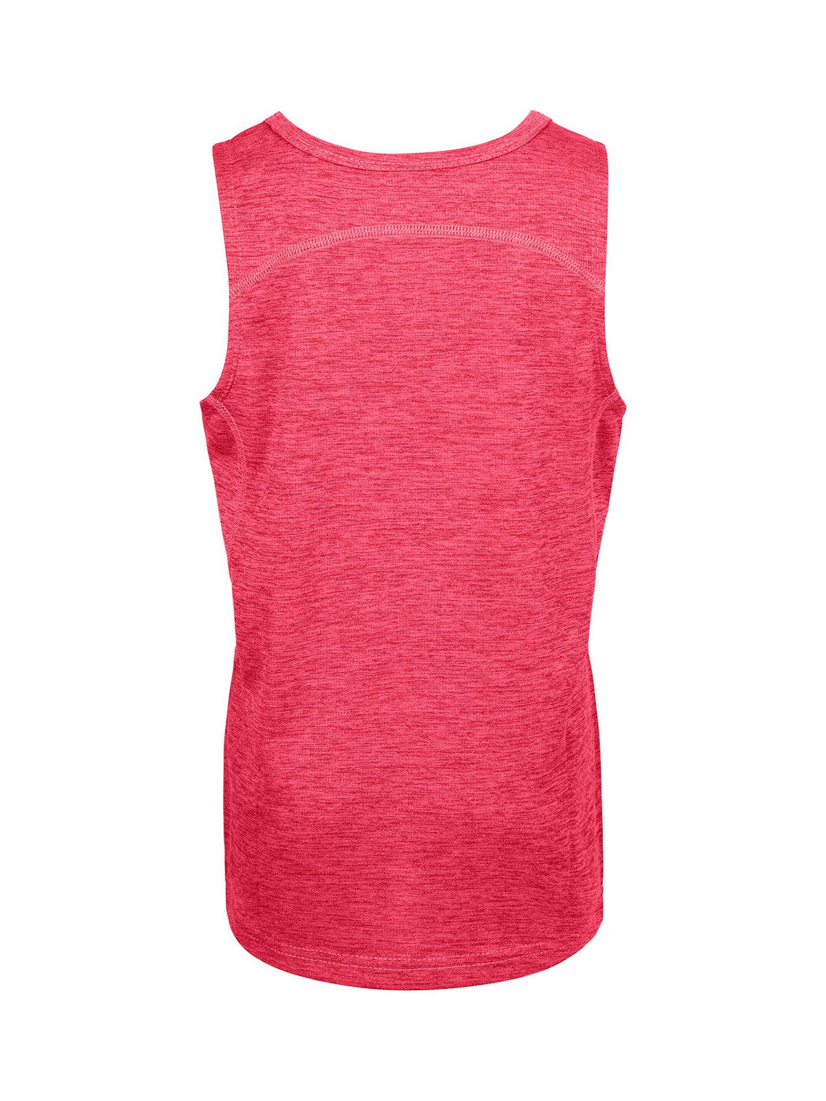 Kids' Challenger 100% polyester singlet - Red Marl - Back
