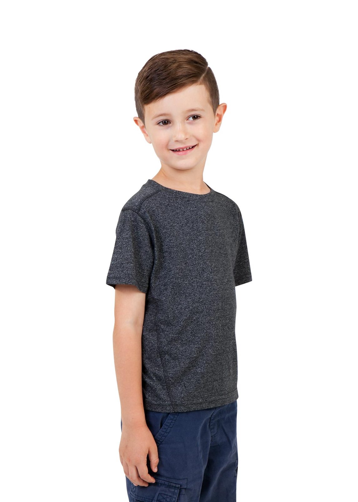 Kids Heather Tees - Greatness Range - view