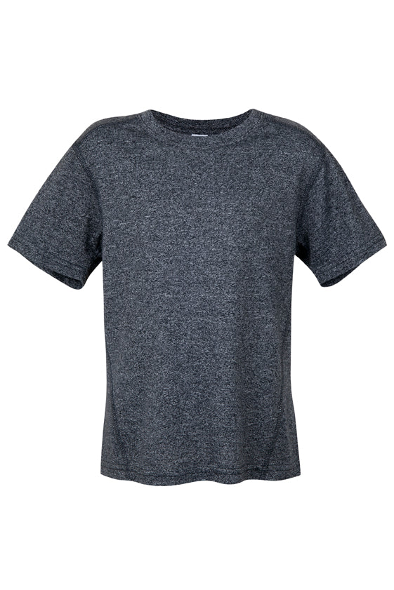Kids Heather Tees - Greatness Range - Dark Heather - Front