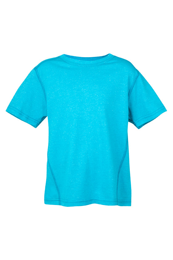 Kids Heather Tees - Greatness Range - Jade Heather - Front