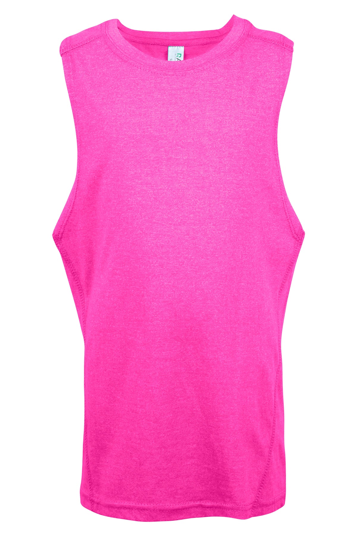 Kid's Greatness healther Tank - Hot Pink Heather - Front