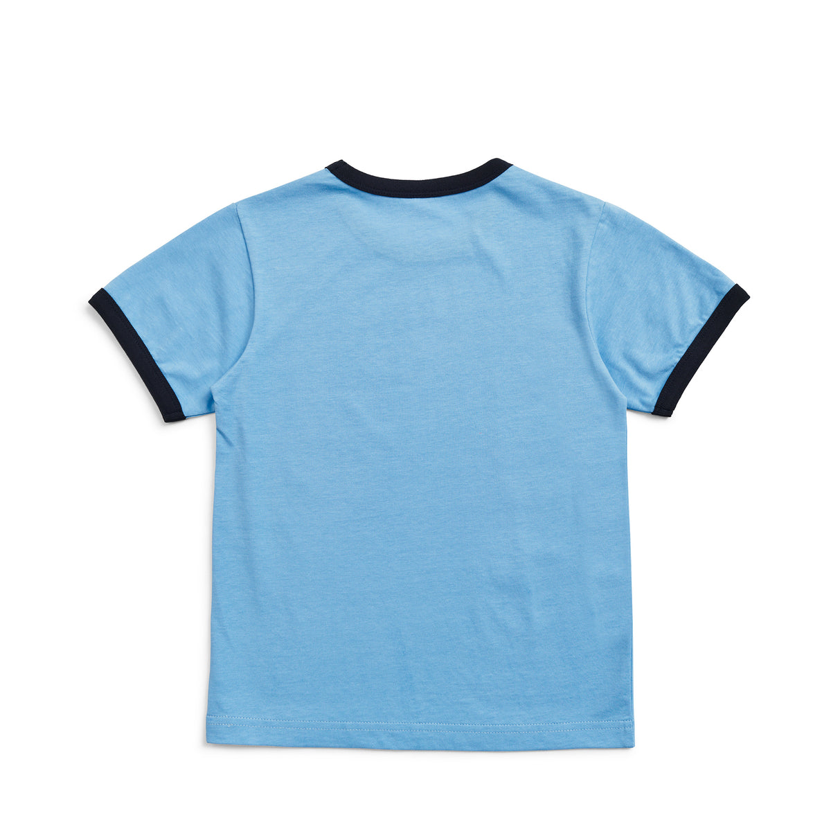 Kids' Ringer Tee - Sky/Navy - Back