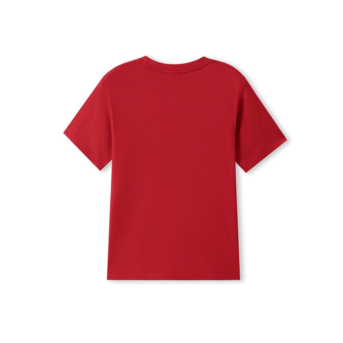 Kids Organic Tee - Red - Back