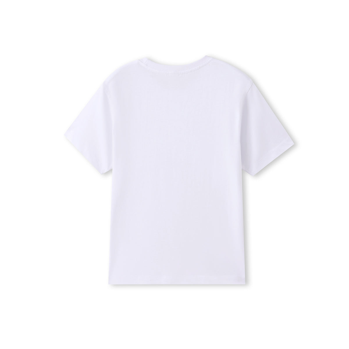 Kids Organic Tee - White - Back