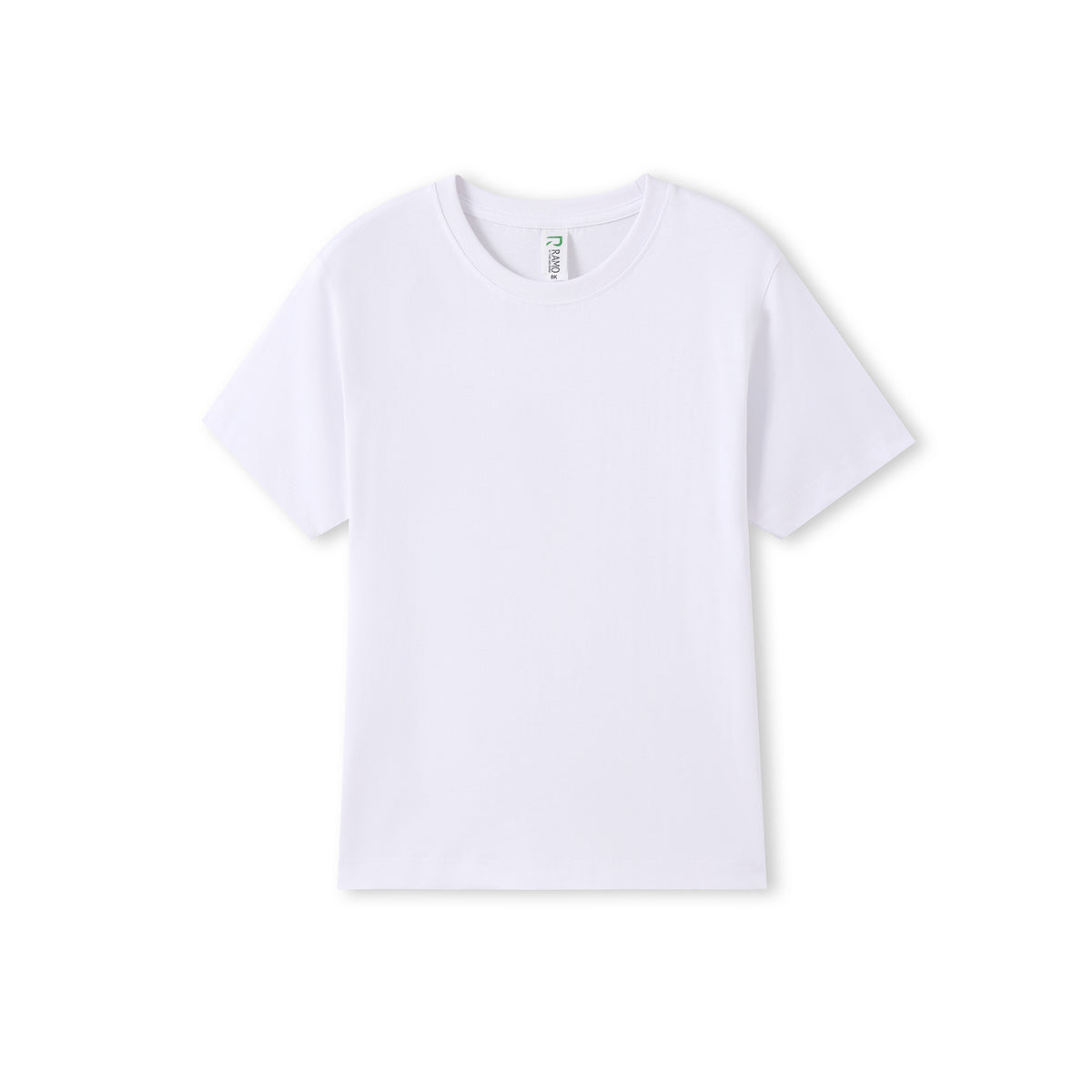 Kids Organic Tee - White - Front