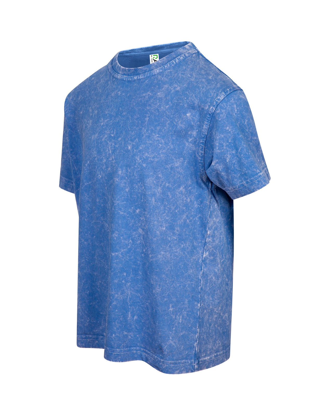 Kid's Stone Wash T-shirt - Blue - Side
